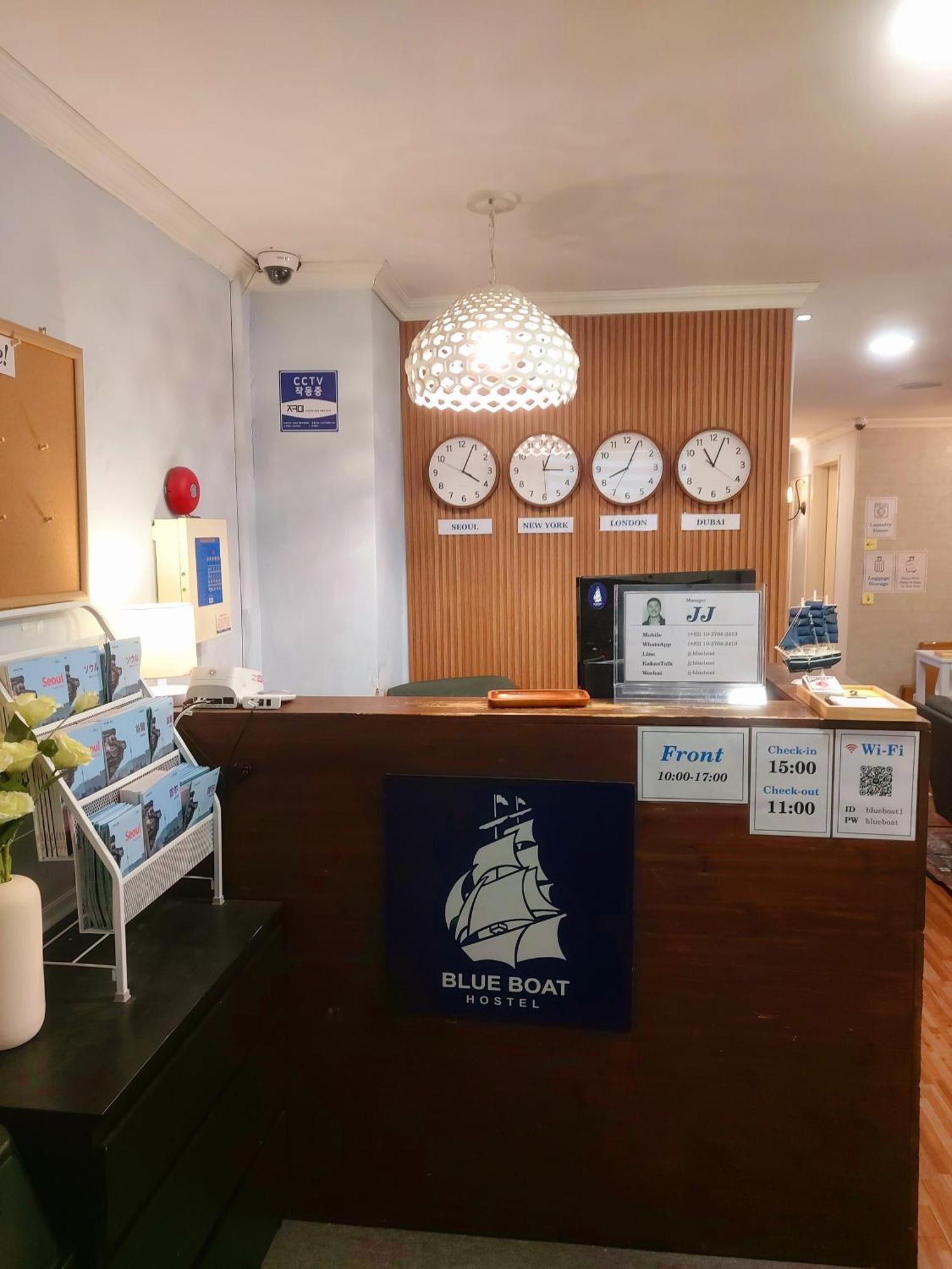 Blue Boat Hostel Myeongdong Сеул Экстерьер фото